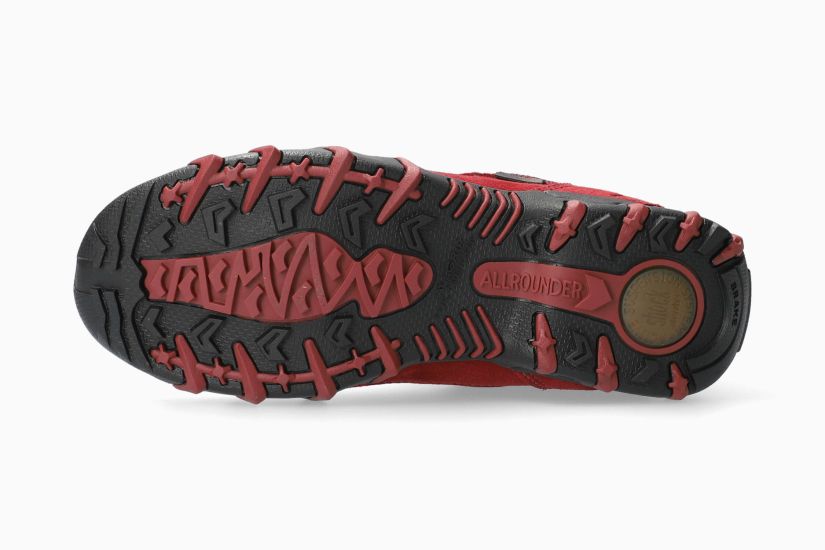 ALLROUNDER NIGATA-TEX | Damen Stiefeletten Dunkelrot Leder Veloursleder