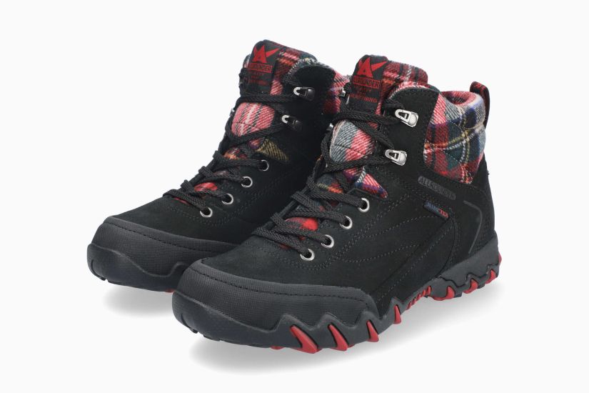 ALLROUNDER NIGATA-TEX | Damen Stiefeletten Schwarz Leder Synthetik Veloursleder