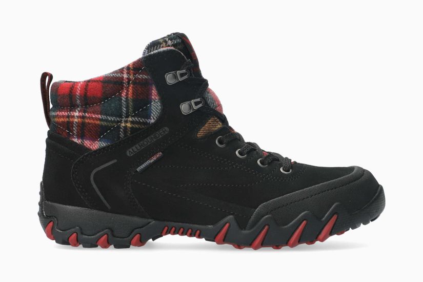 ALLROUNDER NIGATA-TEX | Damen Stiefeletten Schwarz Leder Synthetik Veloursleder