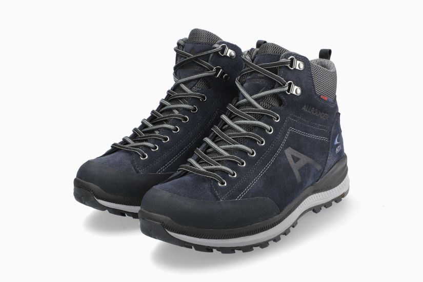 ALLROUNDER REMCO-TEX | Uomo Stivaletti Blu Scuro Pelle Sintetico Scamosciato