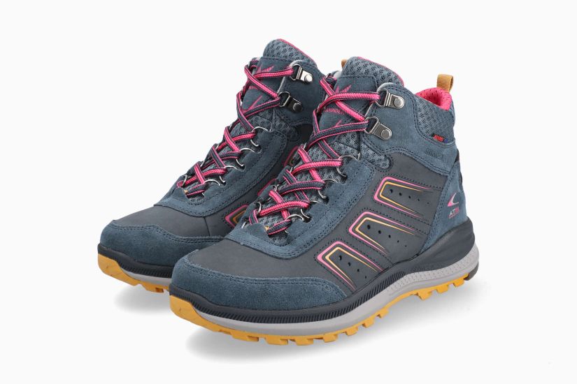 ALLROUNDER SATIKA-TEX | Damen Stiefeletten Dunkelblau Leder Nubuck