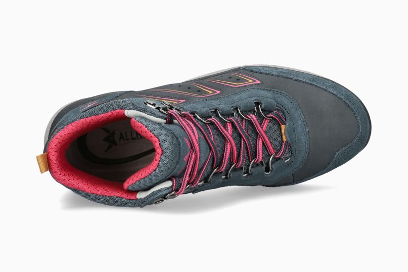 ALLROUNDER SATIKA-TEX | Damen Stiefeletten Dunkelblau Leder Nubuck