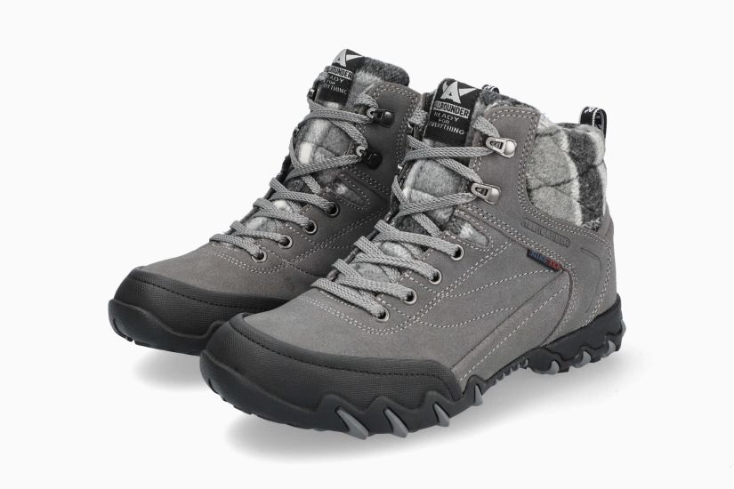 ALLROUNDER NIGATA-TEX | Mujer Bota Gris Oscuro Cuero SintÉtico Terciopelo