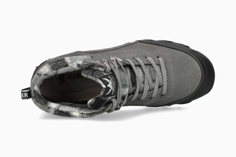 ALLROUNDER NIGATA-TEX | Mujer Bota Gris Oscuro Cuero SintÉtico Terciopelo