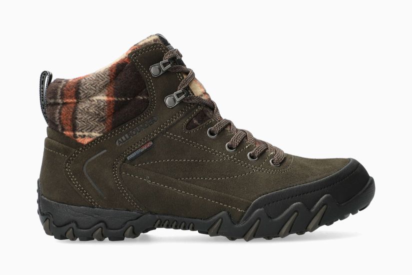 ALLROUNDER NIGATA-TEX | Damen Stiefeletten GrÜn Leder Synthetik Veloursleder
