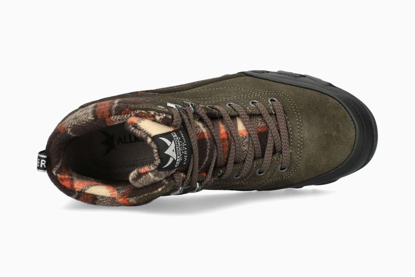 ALLROUNDER NIGATA-TEX | Damen Stiefeletten GrÜn Leder Synthetik Veloursleder