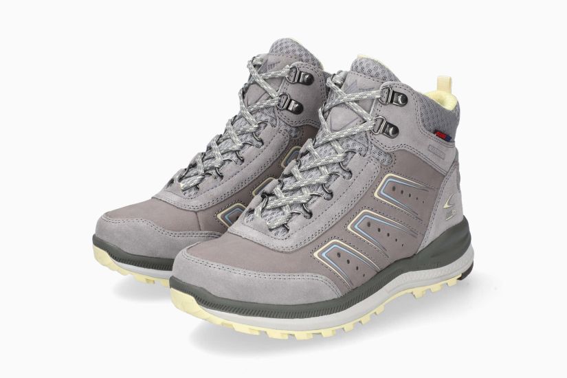 ALLROUNDER SATIKA-TEX | Damen Stiefeletten Grau Leder Nubuck