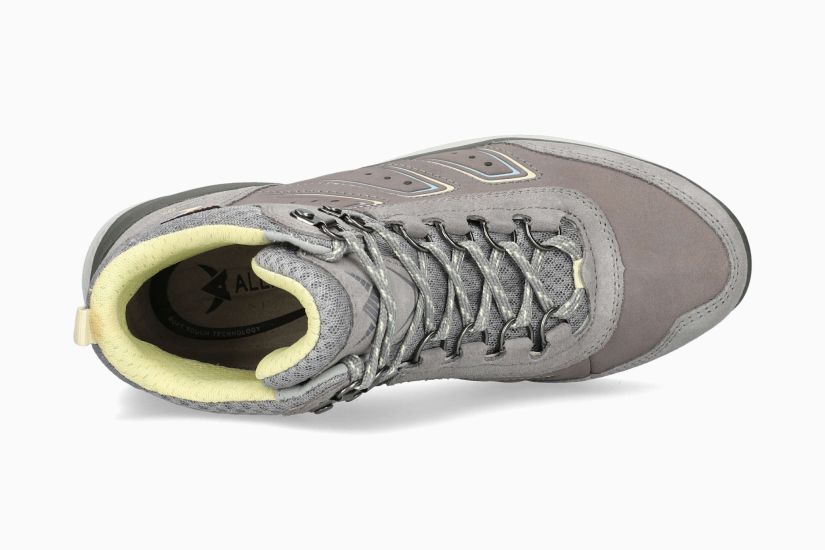 ALLROUNDER SATIKA-TEX | Damen Stiefeletten Grau Leder Nubuck