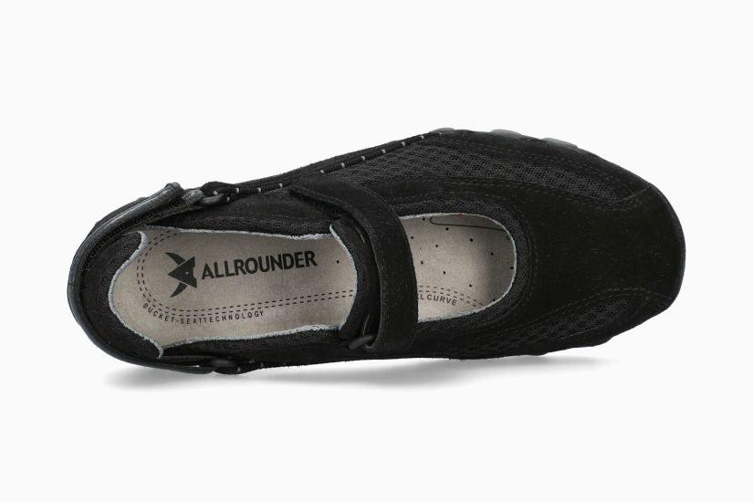 ALLROUNDER NIRO | Femme Chaussures Noir Cuir Textile Velours