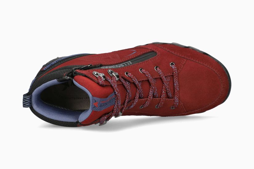 ALLROUNDER NORIKA-TEX | Femme Bottines Rouge Foncé Cuir Velours