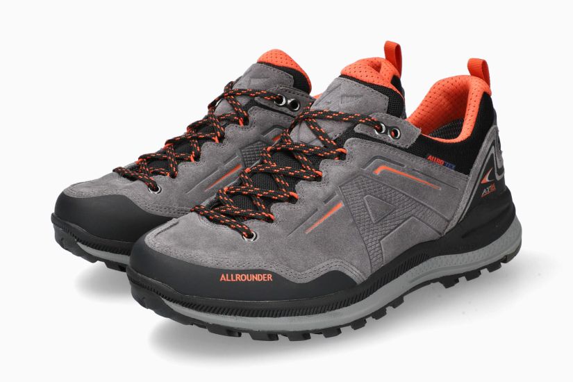 ALLROUNDER RICANO-TEX | Homme Chaussures Gris Foncé Cuir Velours