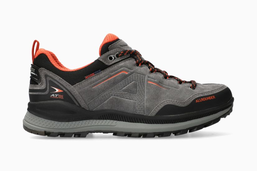 ALLROUNDER RICANO-TEX | Homme Chaussures Gris Foncé Cuir Velours