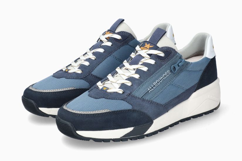 ALLROUNDER SCARMARO | Homme Chaussures Bleu Cuir Textile Velours