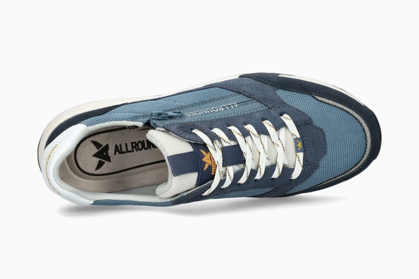 ALLROUNDER SCARMARO | Homme Chaussures Bleu Cuir Textile Velours