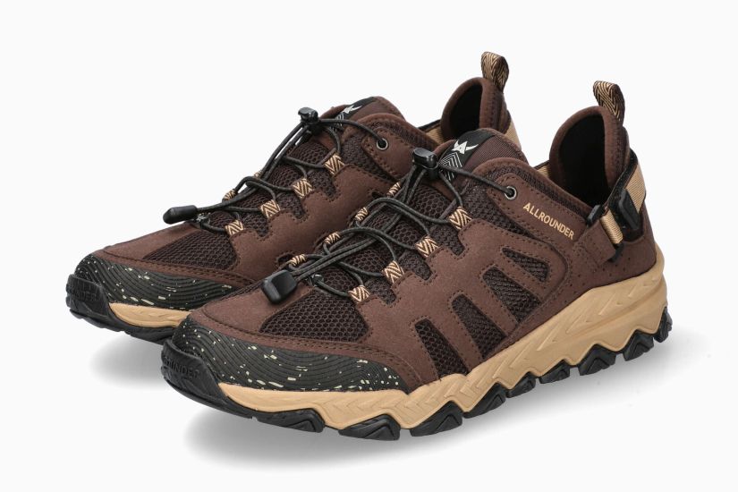 ALLROUNDER CANDO | Homme Chaussures Marron Fonce Textile Perfore