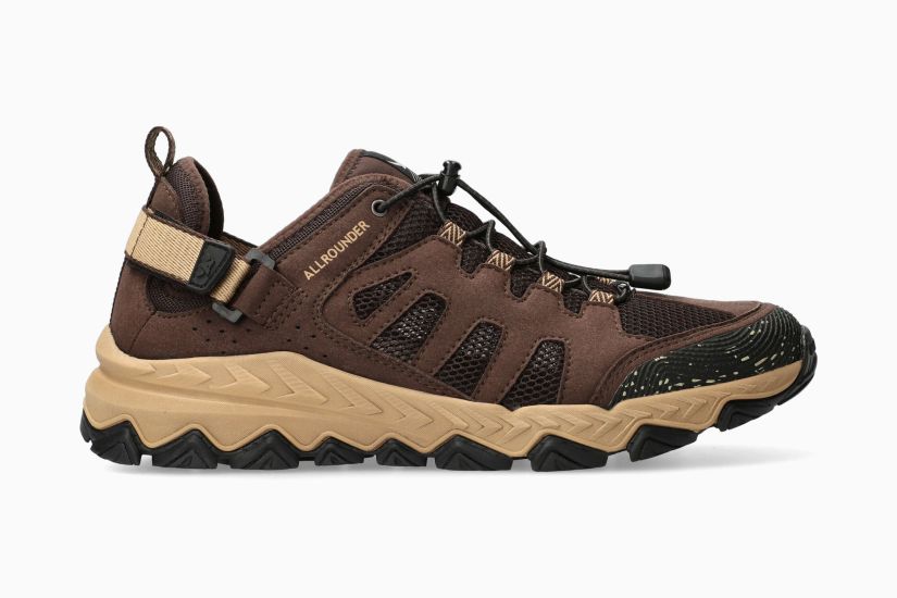 ALLROUNDER CANDO | Homme Chaussures Marron Fonce Textile Perfore