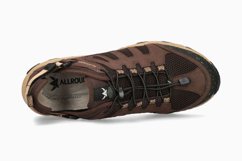 ALLROUNDER CANDO | Homme Chaussures Marron Fonce Textile Perfore