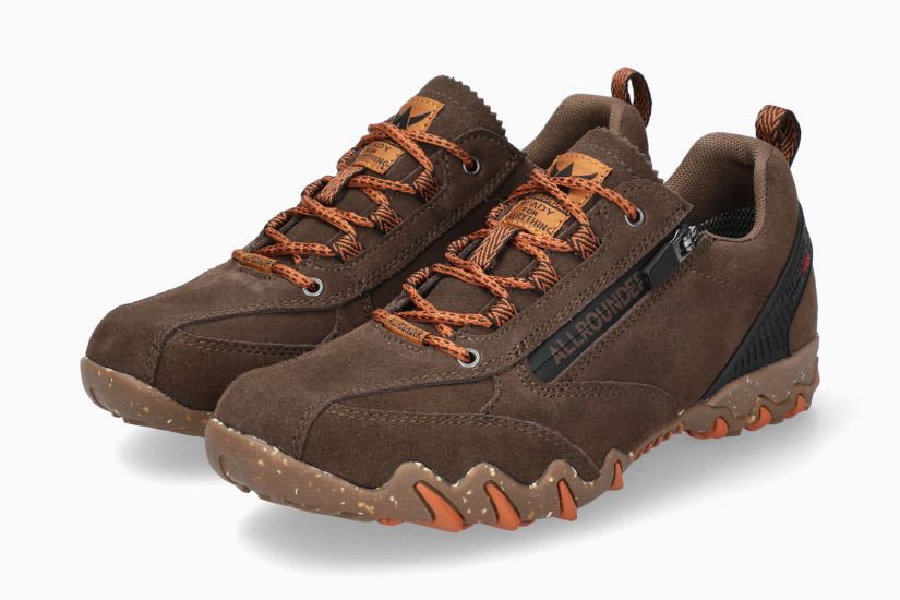 ALLROUNDER NIZAR-TEX | Femme Chaussures Marron Fonce Cuir Velours