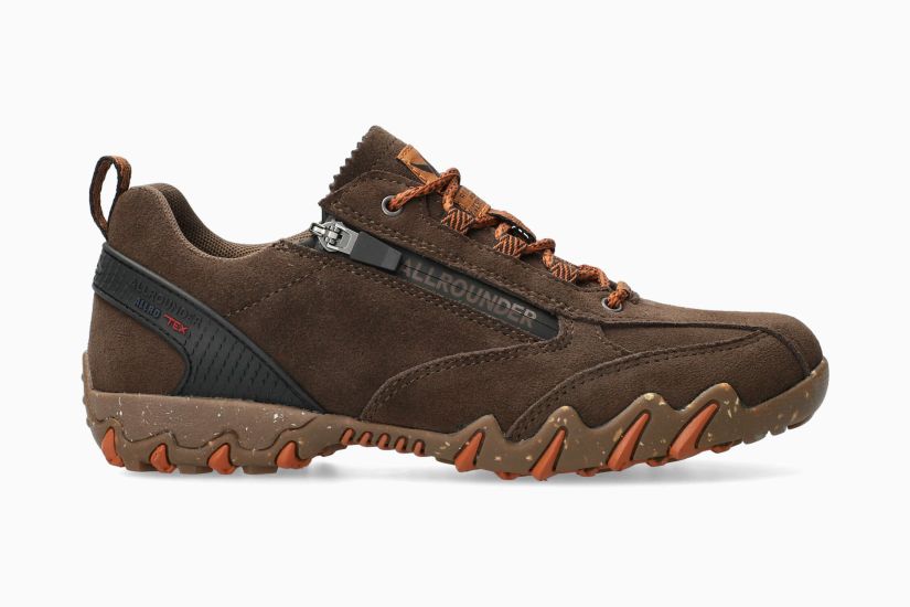 ALLROUNDER NIZAR-TEX | Femme Chaussures Marron Fonce Cuir Velours
