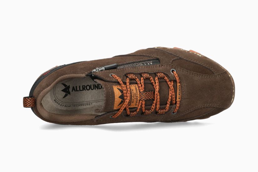 ALLROUNDER NIZAR-TEX | Femme Chaussures Marron Fonce Cuir Velours
