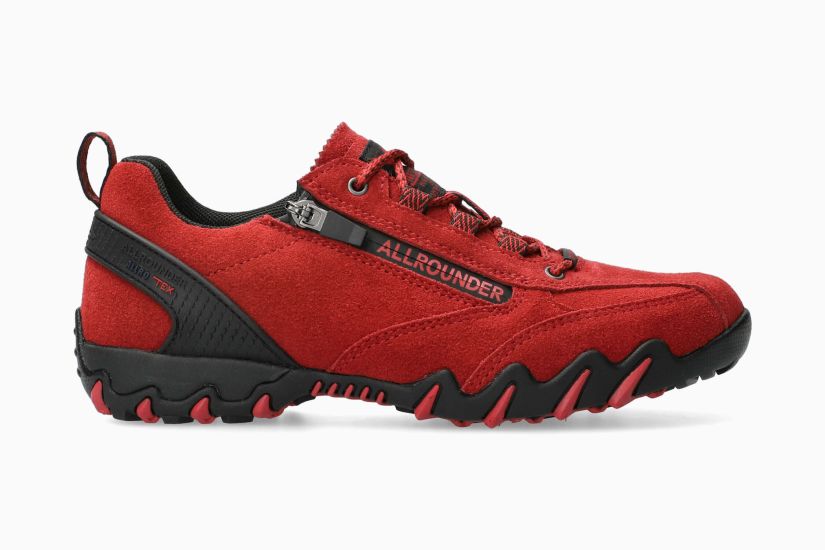 ALLROUNDER NIZAR-TEX | Femme Chaussures Rouge Cuir Velours