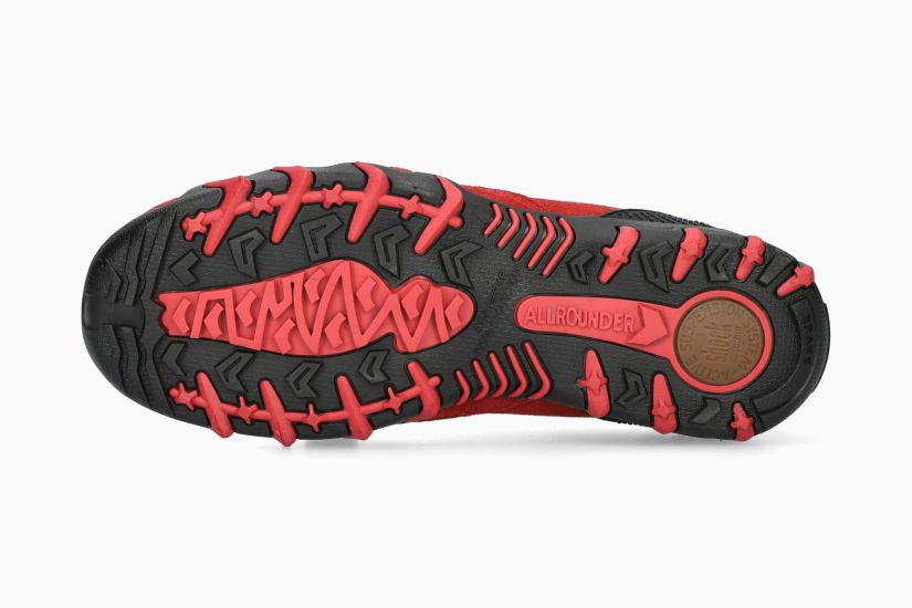 ALLROUNDER NIZAR-TEX | Femme Chaussures Rouge Cuir Velours