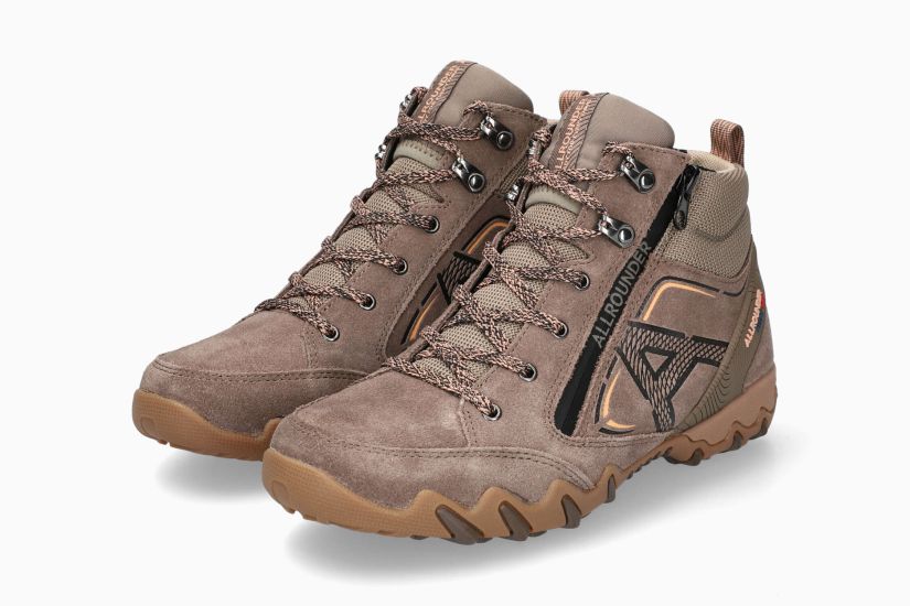 ALLROUNDER NORIKA-TEX | Femme Bottines Beige Cuir Velours