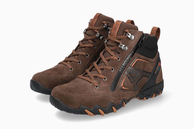 ALLROUNDER NORIKA-TEX | Femme Bottines Marron Fonce Cuir Velours